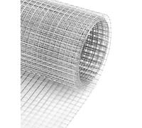 QWORK® rete in acciaio inossidabile, rete metallica, griglia metallica,filo per conigli, 30 cm x 6 m