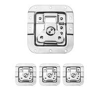 QWORK Road Case - Chiavistello da incasso a molla, confezione da 4 pezzi, con farfalla media, resistente, per flight case, PA DJ Rack/Road Case