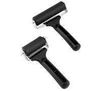 QWORK® Rullo in Gomma, Rullo Inchiostro Roller, per Stampa a Inchiostro, carta da parati, 6 cm+10 cm