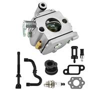 QWORK® Set carburatore compatibile con STIHL MS170 180 017 018, accessori per tosaerba motosega, con accessori