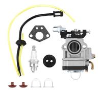 QWORK® Set carburatore per motore decespugliatore da 52 cc, 49 cc, 43 cc, completo di accessori, per accessori per tosaerba