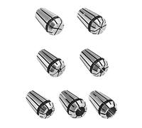 QWORK® Set di 7 Mandrino a Pinza ER11 1-7 mm per Incisione e Fresatura CNC