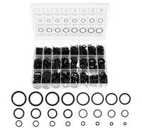 QWORK® Set di O-ring in nitrile, 1200 pezzi guarnizioni gomma in 24 dimensioni per impianti idraulici, aria condizionata, riparazione automobilistica e rubinetti (diametro 6-28 mm)