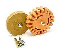 QWORK® Set ruote per rimozione decalcomanie per auto, per rimuovere strisce, adesivi, decalcomanie adesive in vinile da auto, camper, barche e altro