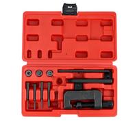 QWORK® Smagliacatena Moto,13 Pezzi Strumenti per Rivettare la Catena, per Biciclette e Motori