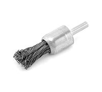 QWORK® Spazzola a Pennello Ø 19mm, Spazzola Metallica a Mazzetti Ritorti per Trapano, Lucidatura Accessori per Utensili Rotanti