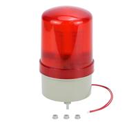 QWORK® Spia LED rotante, luce rossa lampeggiante, allarme ottico acustico