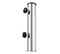 QWORK® Staffa per ombrellone in Acciaio Inossidabile, Tubo per Base per ombrellone per Granito