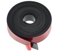 QWORK® Strisce di gomma autoadesive, 25mm x 1.5mm x 3m Strisce di guarnizione neoprene, per progetti fai-da-te, guarnizioni, sigillature, artigianato