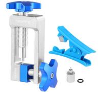 QWORK® Strumento di Inserimento per Bicicletta Strumento di Taglio per Tubo Flessibile del Freno a Disco Idraulico per Bici per Bici da Strada