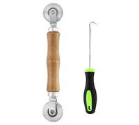 QWORK® Strumento di installazione per zanzariere finestre, Zanzariera a rullo e gancio divaricatore