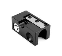 QWORK® Strumento Punta da Biliardo Alluminio, Strumento per Stecca per Riparazione e Modellazione 8 in 1, Accessori da Biliardo, Nero