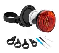 QWORK® Supporto per Bicicletta con Riflettore, Riflettore per Bicicletta con Alta Riflettività, Supporto per Riflettore Biciclette, Compatibile con Apple AirTag