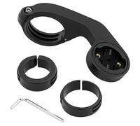 QWORK® Supporto per Bicicletta, Supporto per Manubrio, Montaggio sul Manubrio, Compatibile con Garmin Edge Computer di Bordo 530, 540, 520, 510, 500, 200, 130