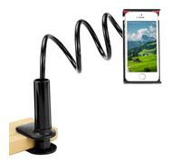 QWORK® Supporto Telefono Letto, 1.2M Supporto Telefono a Collo di Cigno Regolabile, Supporto Tablet con Braccio Lungo, per Telefoni, Tablet, Altri Dispositivi