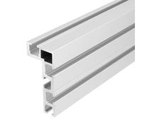 QWORK® T-Tipo Binari di Guida, 400 mm 75 Tipo T-Tipo Binario di guida, Binari di Guida Lega di Alluminio, per Lavorazione del Legno, Sega da Tavolo