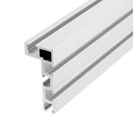 QWORK® T-Tipo Binari di Guida, 600 mm 75 Tipo T-Tipo Binario di guida, Binari di Guida Lega di Alluminio, per Lavorazione del Legno, Sega da Tavolo