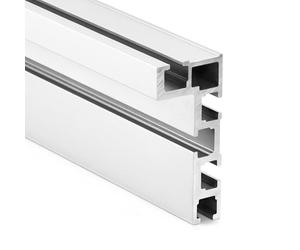 QWORK® T-Tipo Binari di Guida, 800 mm 75 Tipo T-Tipo Binario di guida, Binari di Guida Lega di Alluminio, per Lavorazione del Legno, Sega da Tavolo