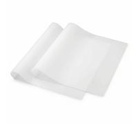 QWORK® Tappetino in Silicone Antiscivolo 60x40 cm - Trasparente, Resistente al Calore e al Taglio, Antiaderente, Riutilizzabile - per il piano di lavoro della cucina e il tavolo da lavoro