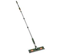 QWORK Tergivetro per vetri, lavavetri, da 29 a 200 cm manico allungabile 2 in 1, testa girevole a 180°, per la pulizia di vetri, pavimenti, auto