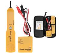 QWORK® Tester di circuito ad alta precisione, rilevatore di cavi RJ11, rilevatore di cavi e generatore di tono, per la ricerca e Localizzazione, batterie non incluse