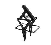 QWORK Trappola per talpe, trappola meccanica con forbici veloci, colore nero