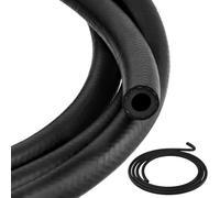 QWORK® Tubo flessibile per acqua da 3 metri, set di tubi in gomma con diametro interno di 6 mm per il trasporto di acqua, aria, antigelo, vapore e liquidi leggermente acidi/alcalini.