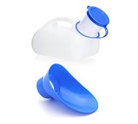 QWORK® Unisex orinatoio Bottiglia, Contenitore Urine Portatile, con Copertura, per Auto, Campeggio, Viaggi, all'aperto, 1000 ml