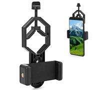 QWORK® Universale Adattatore Supporto Smartphone 360° per Binocoli e Telescopi