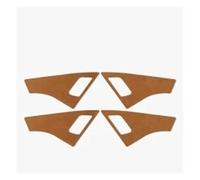 QWPDFHE Adesivi antigraffio for interruttori porta compatibili con A3 8Y S3 2021-2025, accessori interni auto, finiture tuning(4914 Brown)