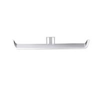 QWPDFHE Adesivo for la copertura del telaio della presa d'aria di controllo centrale dell'auto compatibile con XF XFL 2016-2020 ABS galvanizzato Accessori for interni auto(Silver)