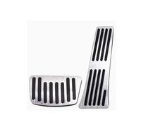 QWPDFHE Copripedali in lega antiscivolo, accessori for pedali compatibili con Santa Fe MX5 2024-2026, pedali del freno e dell'acceleratore for auto(Silver)