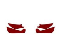 QWPDFHE Pellicola protettiva antigraffio for portiera interna auto compatibile con la seconda generazione 408 2014-2024 Accessori auto protettivi(RED 3pcs Central Control)
