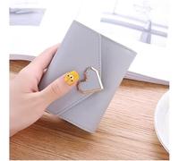 QWPYDXN Nuovo Portafoglio classico da donna Dimensioni compatte Grande capacità Elegante tasca con cerniera Mini portamonete Portafogli corti da donna carini Portamonete