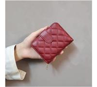 QWPYDXN Nuovo Portafoglio corto retrò formato compatto tasca portamonete mini portacarte portafogli tascabili carini portamonete pieghevole regalo in pelle da donna Portamonete