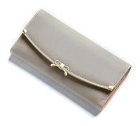 QWPYDXN Nuovo Portafoglio da donna Porta carte di credito in pelle Pu Porta carte di credito Stile lungo Trifold Tasca per monete di grande capacità Regalo tascabile Portamonete
