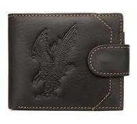 QWPYDXN Nuovo Portafoglio da uomo in pelle da lavoro bifold porta carte di credito tasca portamonete durevole pieghevole di grande capacità per uomini ragazzi Portamonete