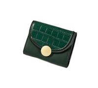 QWPYDXN Nuovo Portafoglio semplice retrò Tasca piccola con cerniera Portafoglio corto in pelle da donna Portamonete regalo per ragazze carine di grande capacità Portamonete