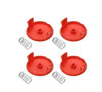 QWsdR 4 Set di Molle per componenti di Copertura delle Parti del Tappo della Bobina compatibili con Tosaerba da Giardino Arancione