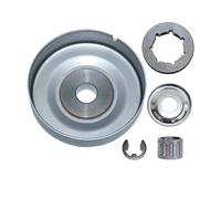 QWsdR Kit pignone Tamburo Frizione 19mm Compatibile con Motosega MS360 MS340 MS261 MS260 MS240 026 024 034 036 Sostituisci 1125 160 2052 325