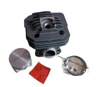 QWsdR Kit pistone Cilindro 48 mm con Gruppo Clip per Anello Compatibile con Motosega 961 162