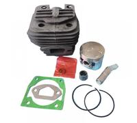 QWsdR Set Completo Cilindro e pistone per Motosega 52cc 5200 Kit Cilindro per Sega a Catena Diametro Cilindro 45mm Compatibile con Modelli di motoseghe 52cc