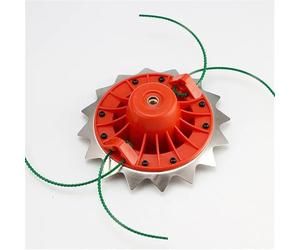 QWsdR Testa a Doppio Colpo con Corda e Filettatura M10 Compatibile con Utensili da Giardino per Parti di Macchine da Taglio