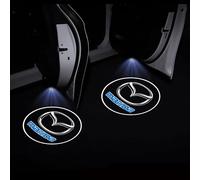 QWTYAFDD 2 PCS Luci del proiettore per portiera dell'auto,per Mazda 3 Hatchback BP 2019-2022 2023 2024 Accessori per Auto con Illuminazione Ambientale per proiezione,A
