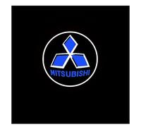 QWTYAFDD 2 PCS Luci del proiettore per portiera dell'auto,per Mitsubishi ASX Pajero Sport Outlander Grandis Accessori per Auto con Illuminazione Ambientale per proiezione,B