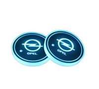 QWTYAFDD 2 Pezzi Sottobicchieri per Auto, per Opel Vaux-Hall Corsa F/Corsa-e 2019-2022 2023 2024 2025 Tappetino Portabicchieri Rimovibili Sottobicchieri Accessori Interni Auto