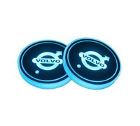 QWTYAFDD 2 Pezzi Sottobicchieri per Auto, per Volvo V90 Cross Country 2016-2023 2024 2025 Tappetino Portabicchieri Rimovibili Sottobicchieri Accessori Interni Auto