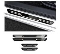 QWTYAFDD 4 Pezzi Piastre di Protezione della Copertura soglia battitacco Auto,per Ford Transit/Tourneo Custom 2023-2024 2025 Accessori Decorativi del Pedale Anti-graffio