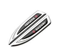 QWTYAFDD Badge per Auto,per Suzuki S-Cross 2018-2023 2024 autoadesivi Adesivo Decorativo per griglia Anteriore del Bagagliaio Universale