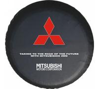 QWTYAFDD Copriruota di scorta per Auto,per Mitsubishi Pajero Outlander Antipolvere Custodia per Ruota di scorta Impermeabile Accessori Decorazioni Esterne,C 15in